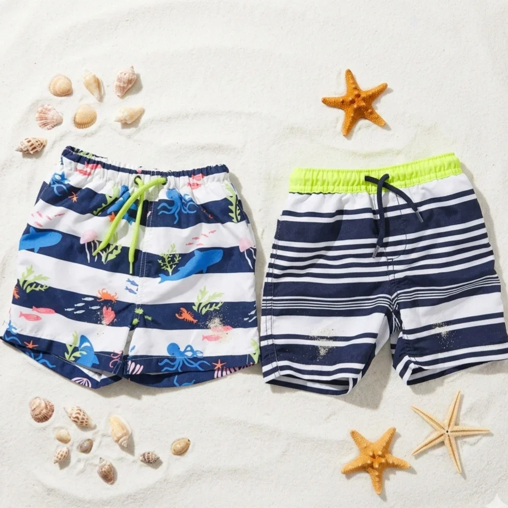 Baby Boden + Lands’ End Toddler Swim Trunks Bundle | Size 2T–3T